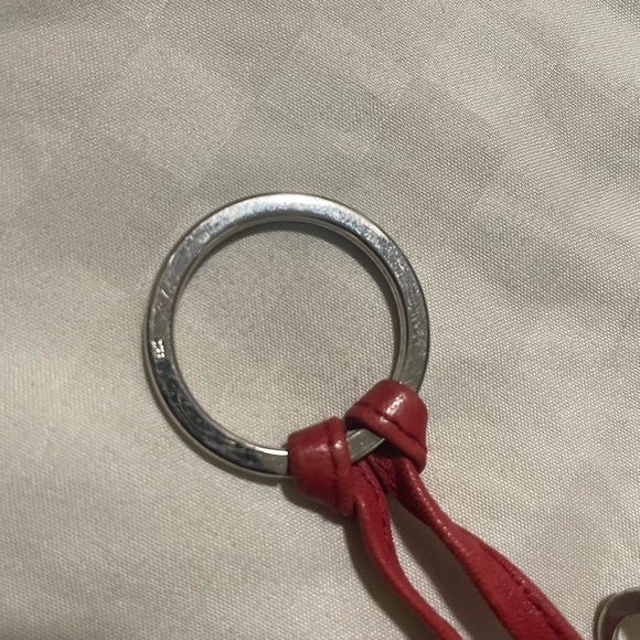 Bottega Veneta Red Key/Card/Coin/Cash Pouch - Picture 8 of 9